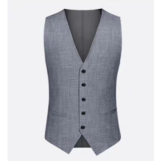 Luxury Three-Piece Business Formal Suit Set for Men, Plus-Size Groom Wedding Attire